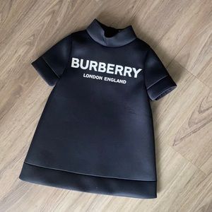 Kids Burberry neoprene dress